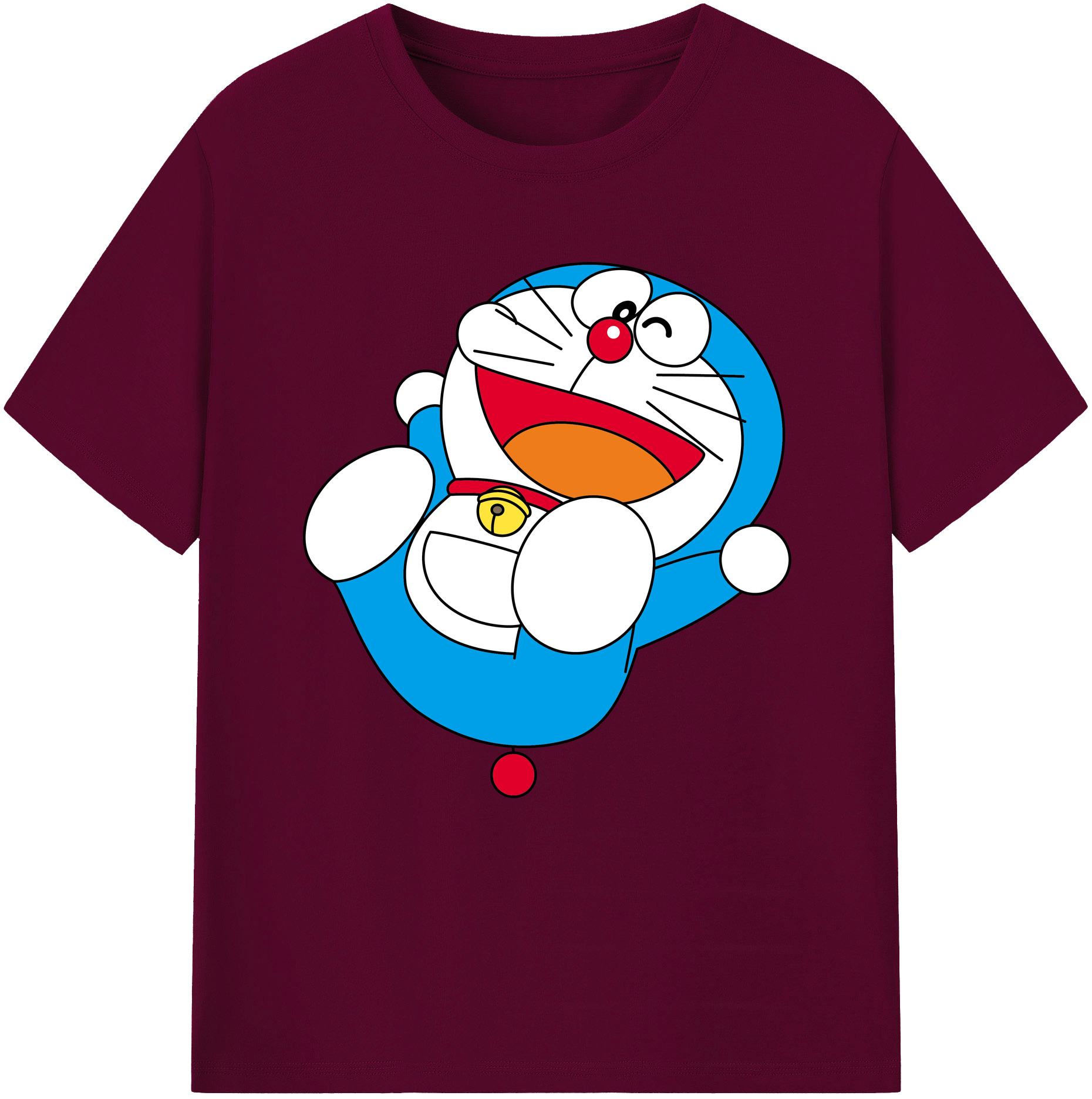 （画像用） ドラえもん Doraemon レディースカジュアルプリントTシャツ（綿100％）